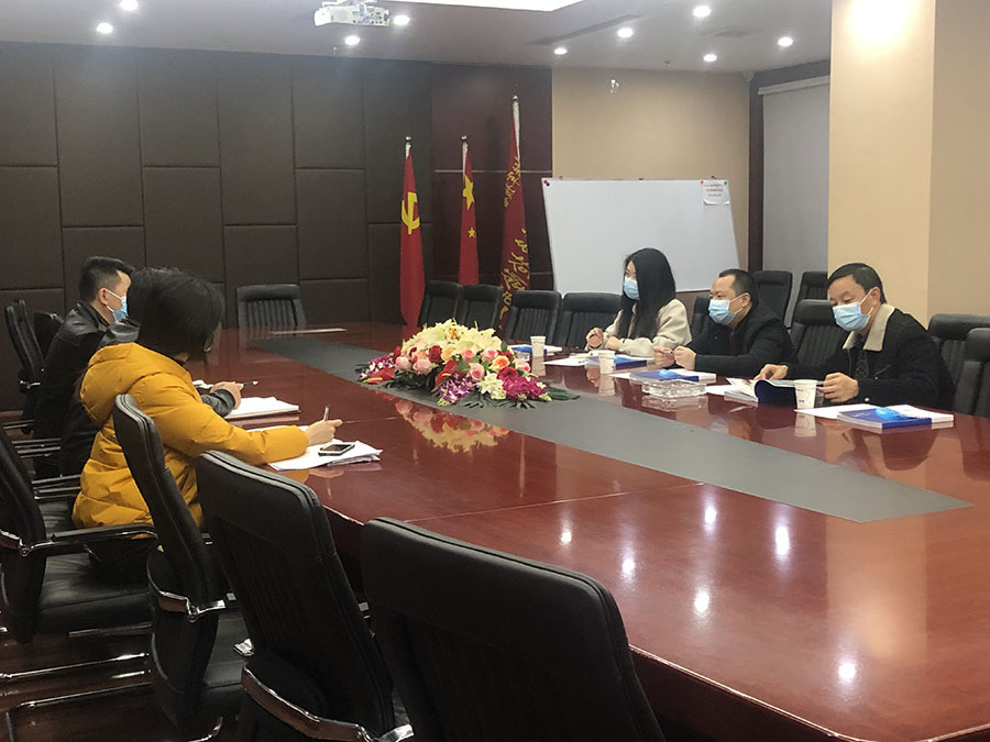 金牛区统战部向导亲临四川3354cc金沙集团建设集团视察指导疫情防控和复工复产事情AA